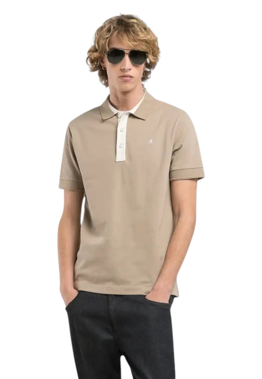 Polo Manica Corta Uomo Replay Con Cannoncino A Contrasto
