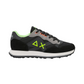 Sneakers Basse Uomo Sun68 Stile Running, Nylon E Suede, Maxi Logo, Dettagli Fluo Jaki 2.0 Fluo Z46123