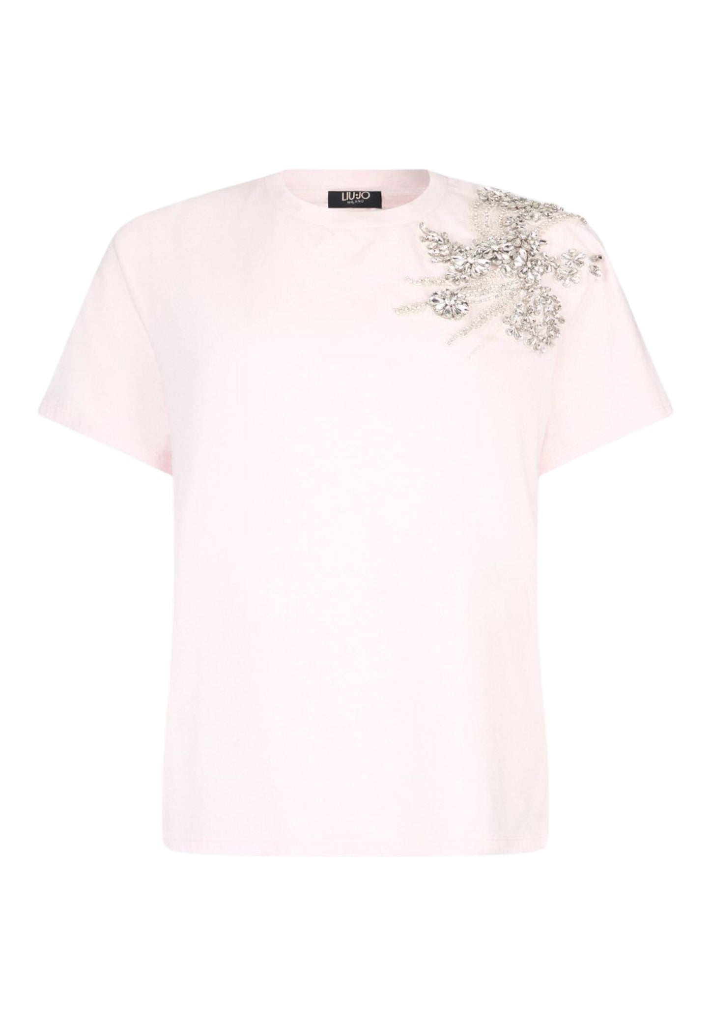 T-Shirt Manica Corta Donna Liu Jo Con Patch  CA6010J3868