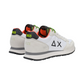 Sneakers Basse Uomo Sun68 Stile Running, Nylon E Suede, Dettagli Fluo, Logo Ricamato Tom Fluo Z46102