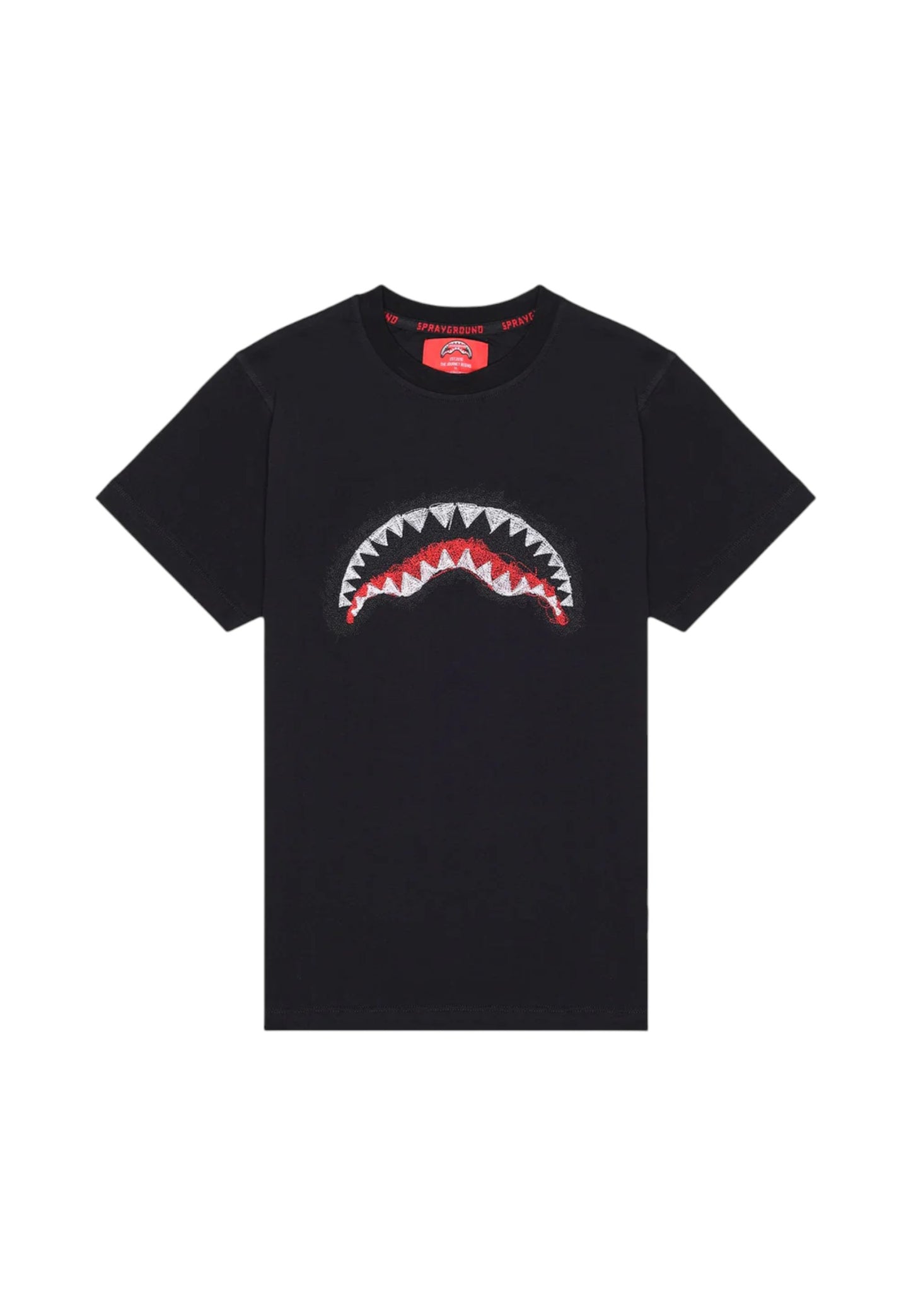T-Shirt Manica Corta Uomo Sprayground  Scribble Embroidery Shark Reg SP862
