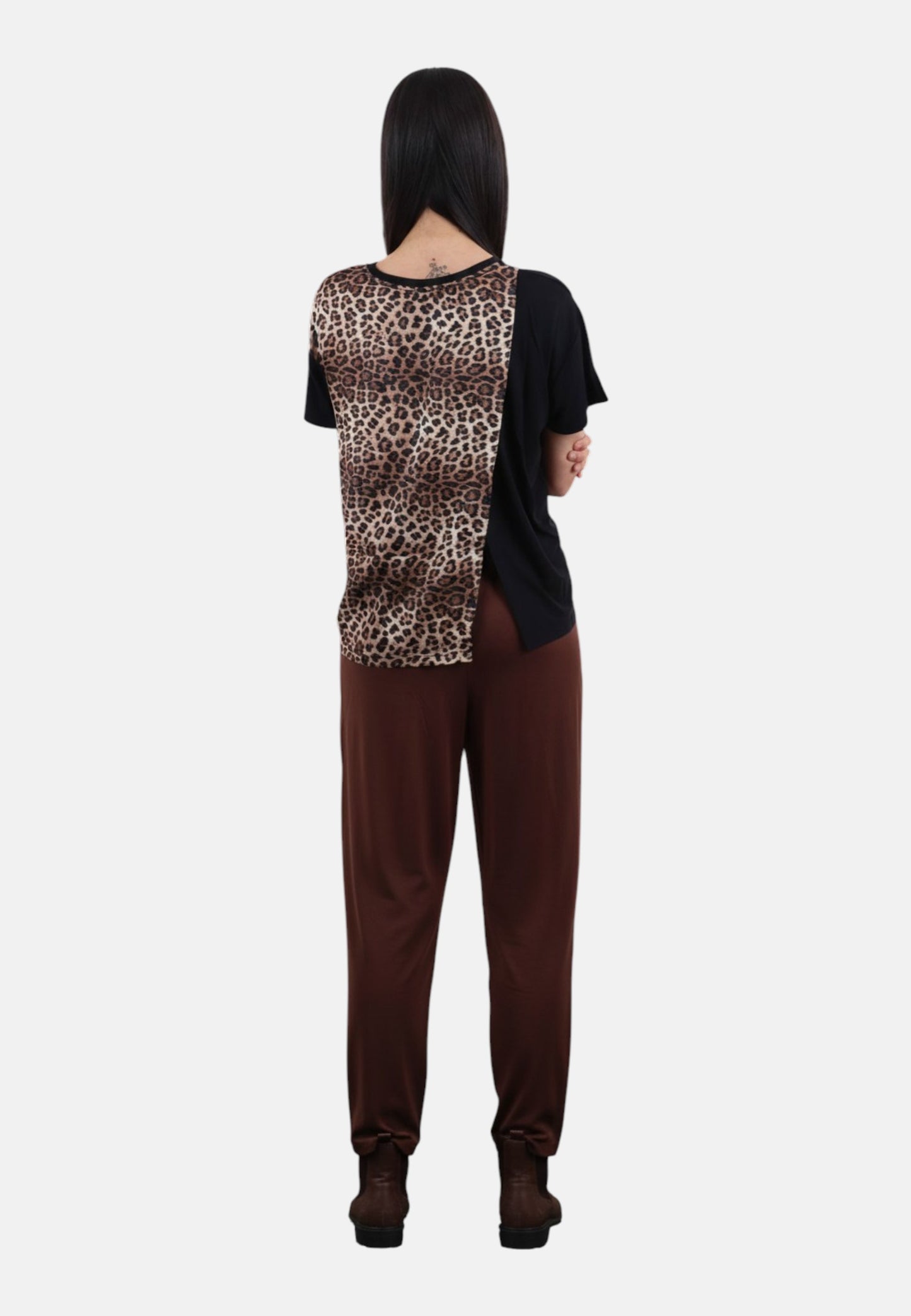 T-Shirt Manica Corta Donna Liu Jo LJ Animalier Eco Line VA6164JS360