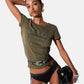 T-Shirt Manica Corta Donna Liu Jo Degrade Eco Line VA6171JS003