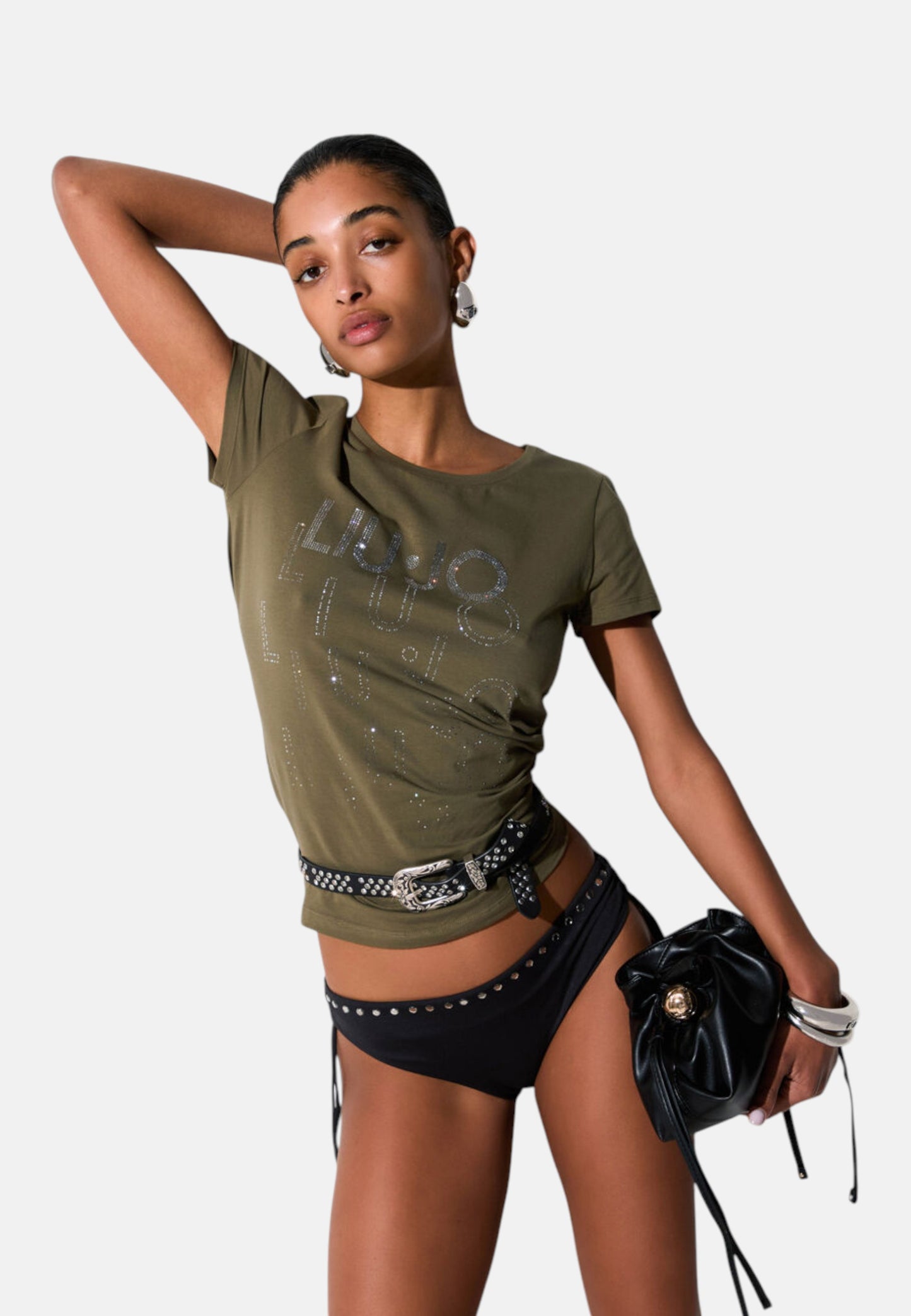 T-Shirt Manica Corta Donna Liu Jo Degrade Eco Line VA6171JS003
