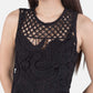 Vestito Lungo Donna Pinko Crochet Geometric Bufera 106361A354