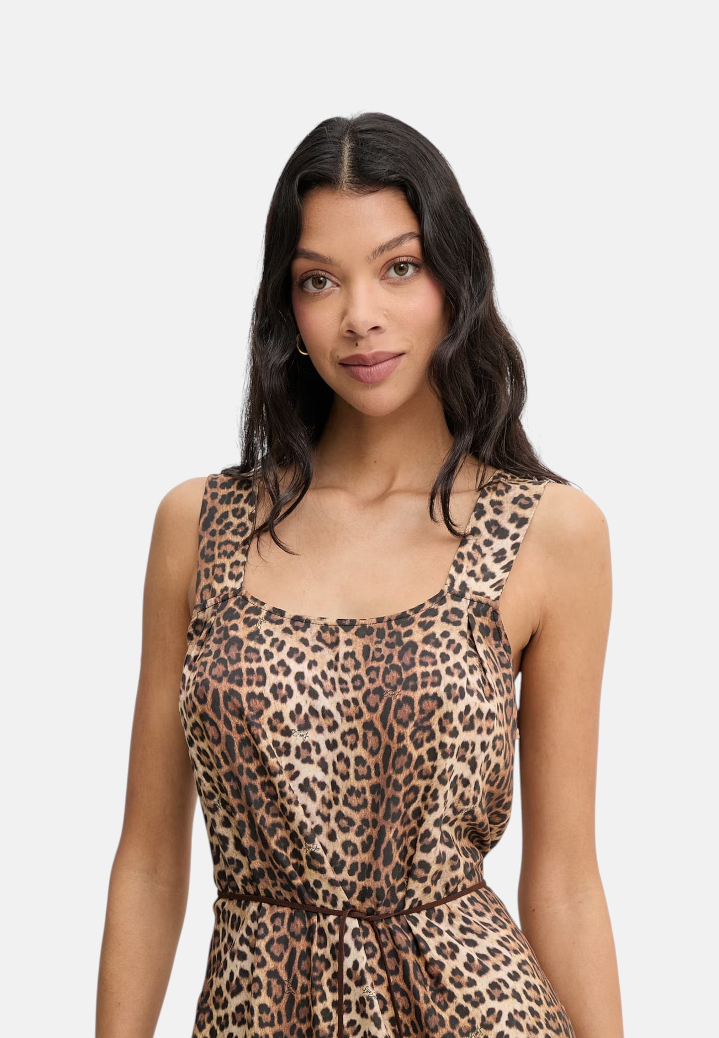 Vestito  Donna Liu Jo Tessuto Navetta Stampa All Over Animalier Eco Line VA6049TS123