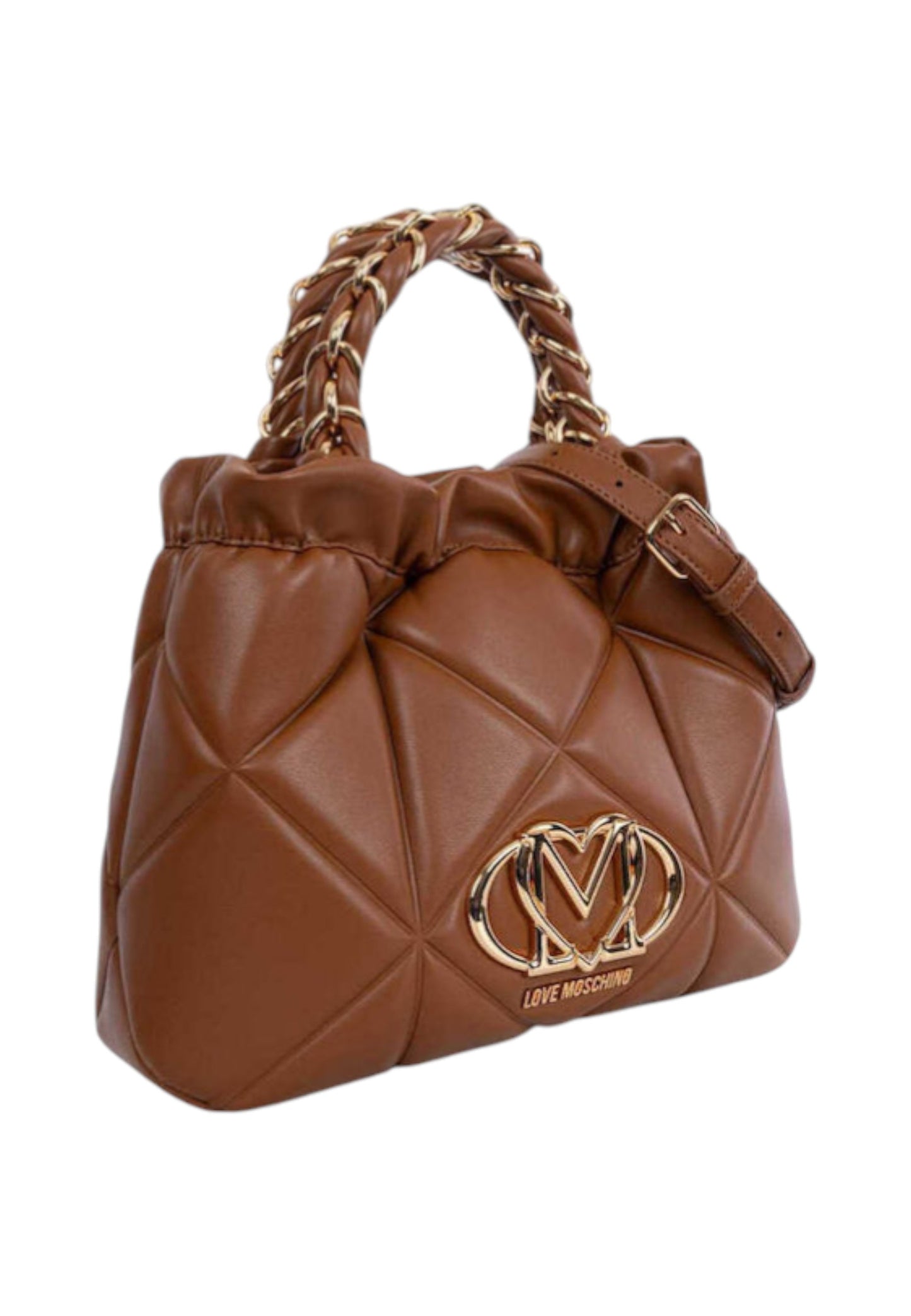 Borsa A Mano Donna Love Moschino A Secchiello Embossed  JC4115PP1OLC0