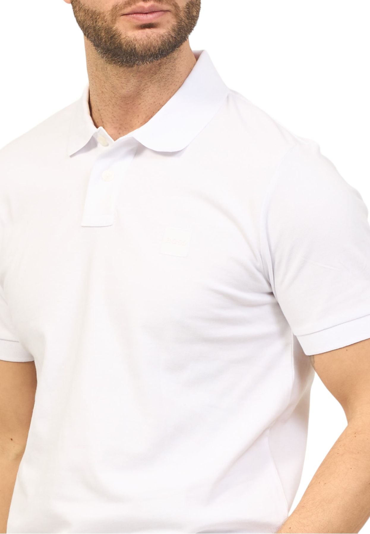 Polo Manica Corta Uomo Boss Con Toppa Con Logo Passenger 50507803