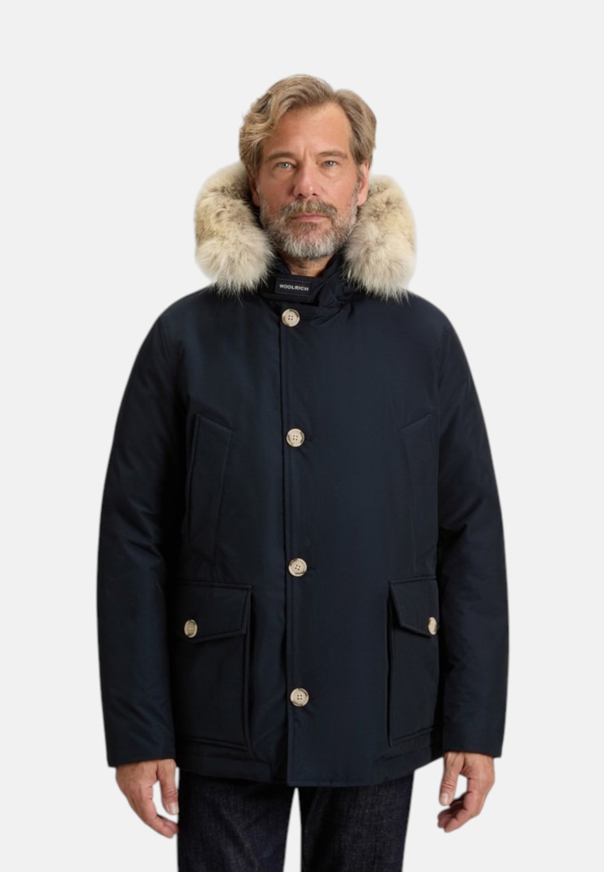 Giacca Invernale Uomo Woolrich  Arctic Detachable Fur Anorak CFWOOU0484MBUT0001