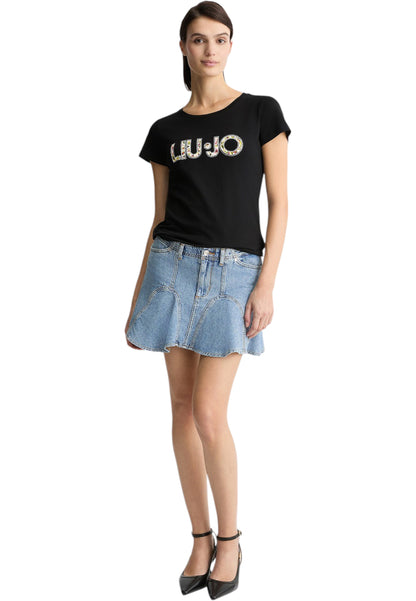 T-Shirt Manica Corta Donna Liu Jo  Flowers
