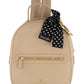 Zaino  Donna Braccialini Zaino compatto, Singolo con tracolle regolabili, Chiusura con zip, Due tasche interne, una con zip e una aperta, Charm removibile con margherita e fiocco a pois, Dimensioni: 27 x 11 x 31 Cm Beth B19223YY