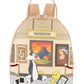 Zaino  Donna Braccialini Zaino compatto, Singolo con tracolle regolabili, Chiusura con zip, Due tasche interne, una con zip e una aperta, Stampa illustrata Looney Tunes, Dimensioni: 45 x 12 x 29 Cm Allround LT LT293YY