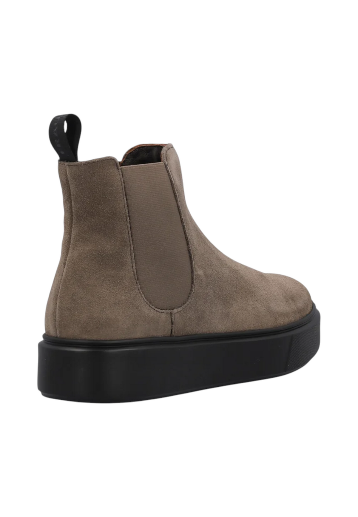Stivaletti Chelsea Donna Frau Pelle scamosciata, Stile sporty, Elastici laterali, Suola leggera, Sottopiede estraibile, Made in Italy Waxy A41C2