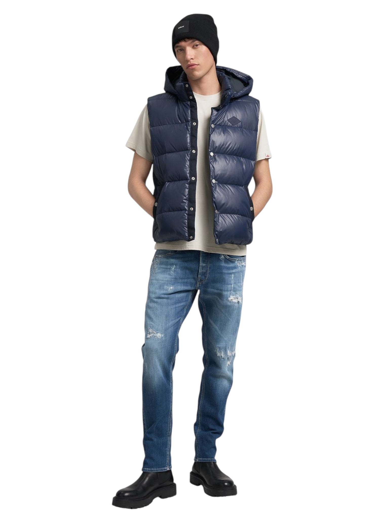 Gilet Con Cappuccio Uomo Replay Imbottito  M8475 .000.85304S