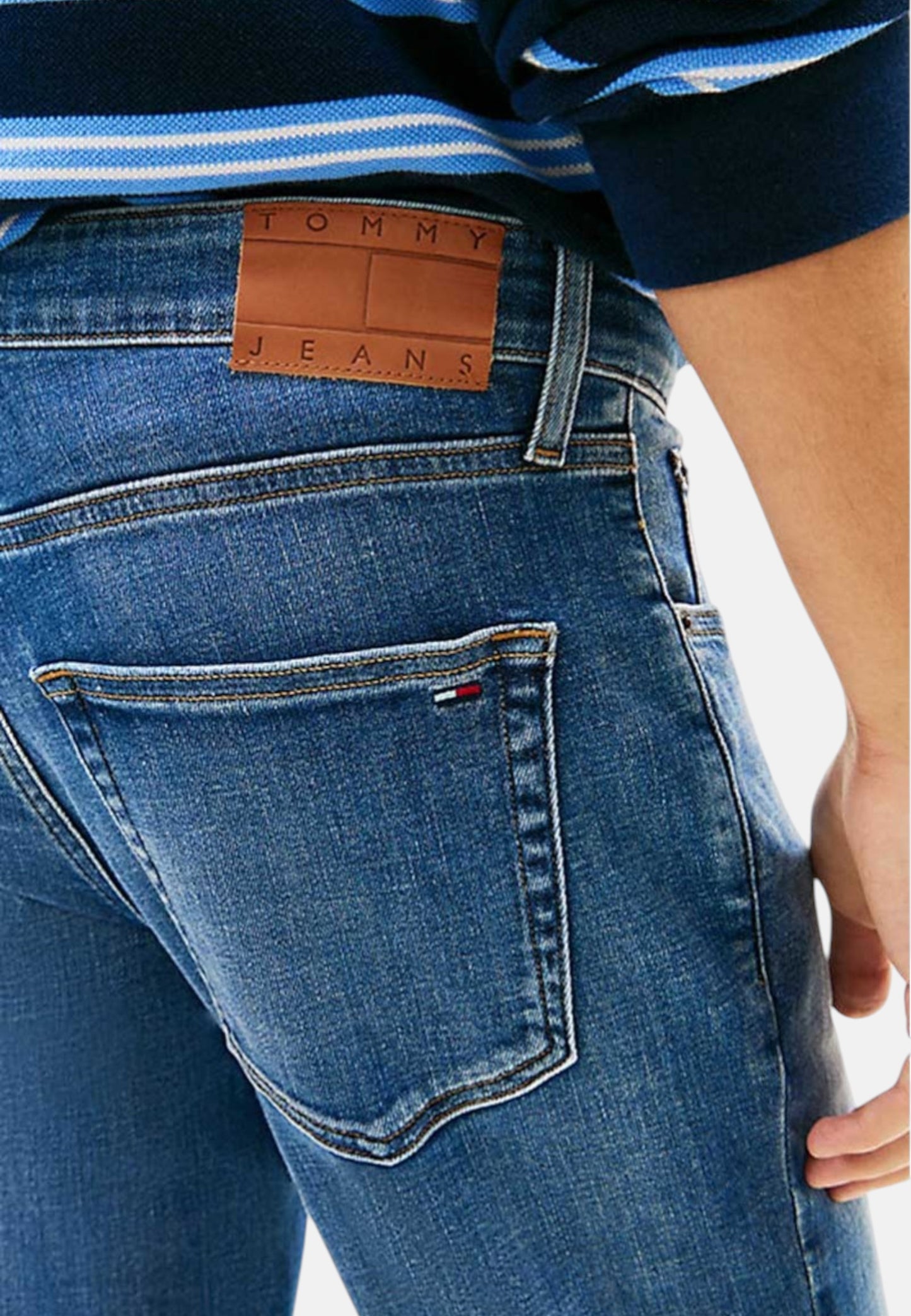 Jeans Slim Fit Uomo Tommy Jeans  Scanton Slim Bj123 DM0DM22960
