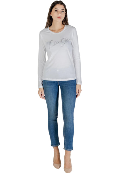 T-Shirt Manica lunga Donna Liu Jo  Faded Liujo Silver UF5283JS923