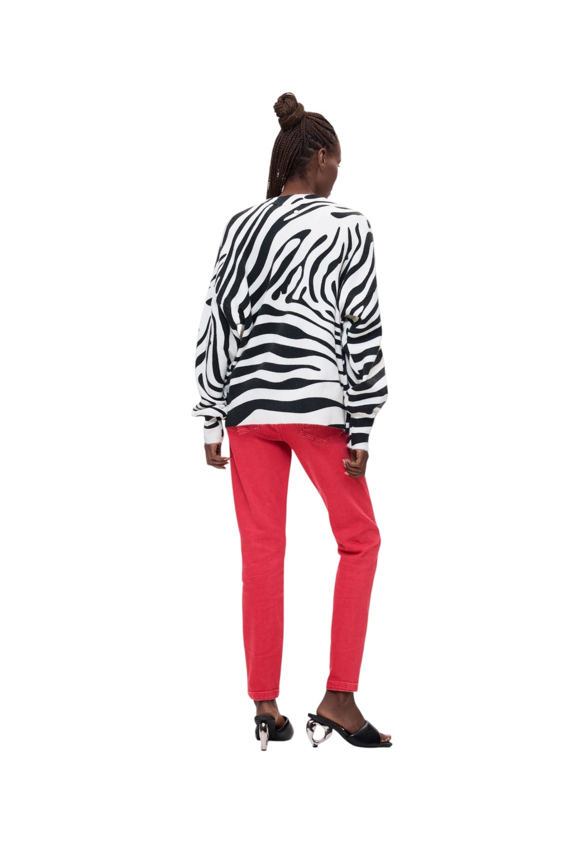 Maglione A Girocollo Donna Desigual Fit regular, Maglia grossa Hug Mickey 26WWJF48