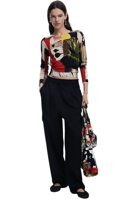 Pantaloni  Donna Desigual  Jers_Collage_Lacroix