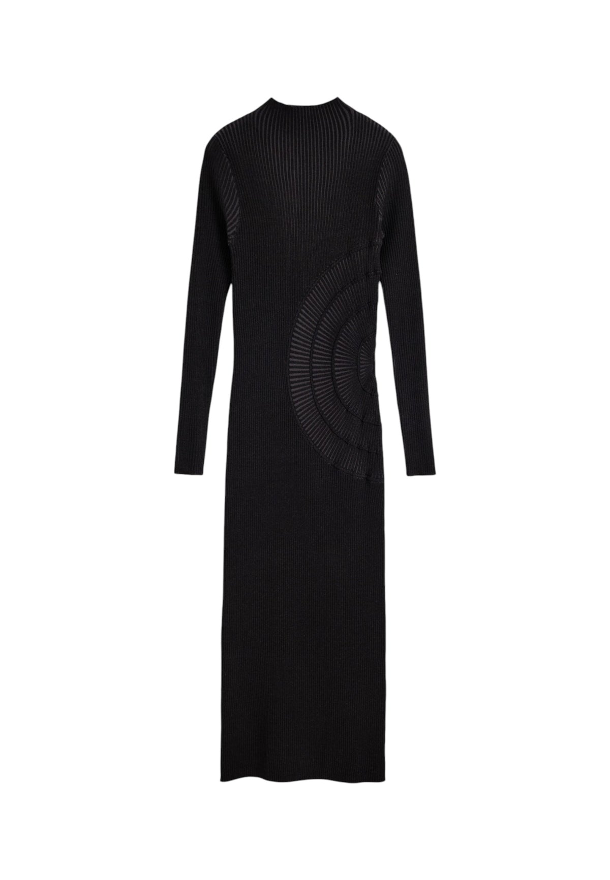 Vestito Midi Donna Desigual Effetto degrad�, Fit slim, Manica lunga, Collo alto, Viscosa Lenzing EcoVero Bloody 26WWVF03