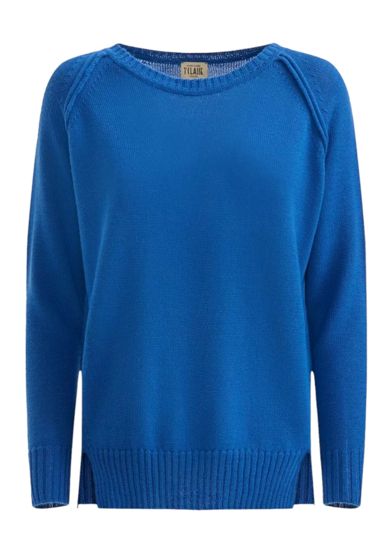 Maglione A Girocollo Donna Alviero Martini Raglan Punzonato  23ID17020FW17