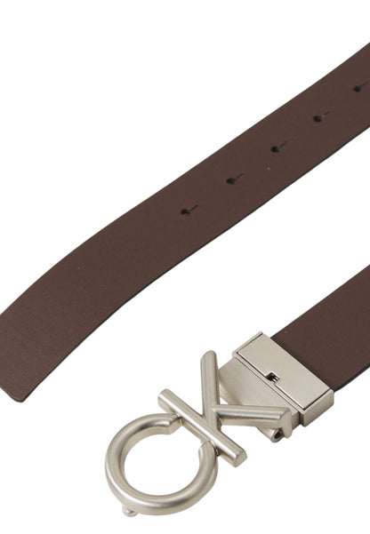 Cintura  Uomo Calvin klein 35Mm Regolabile/Reversibile Ck Hallmark Logo