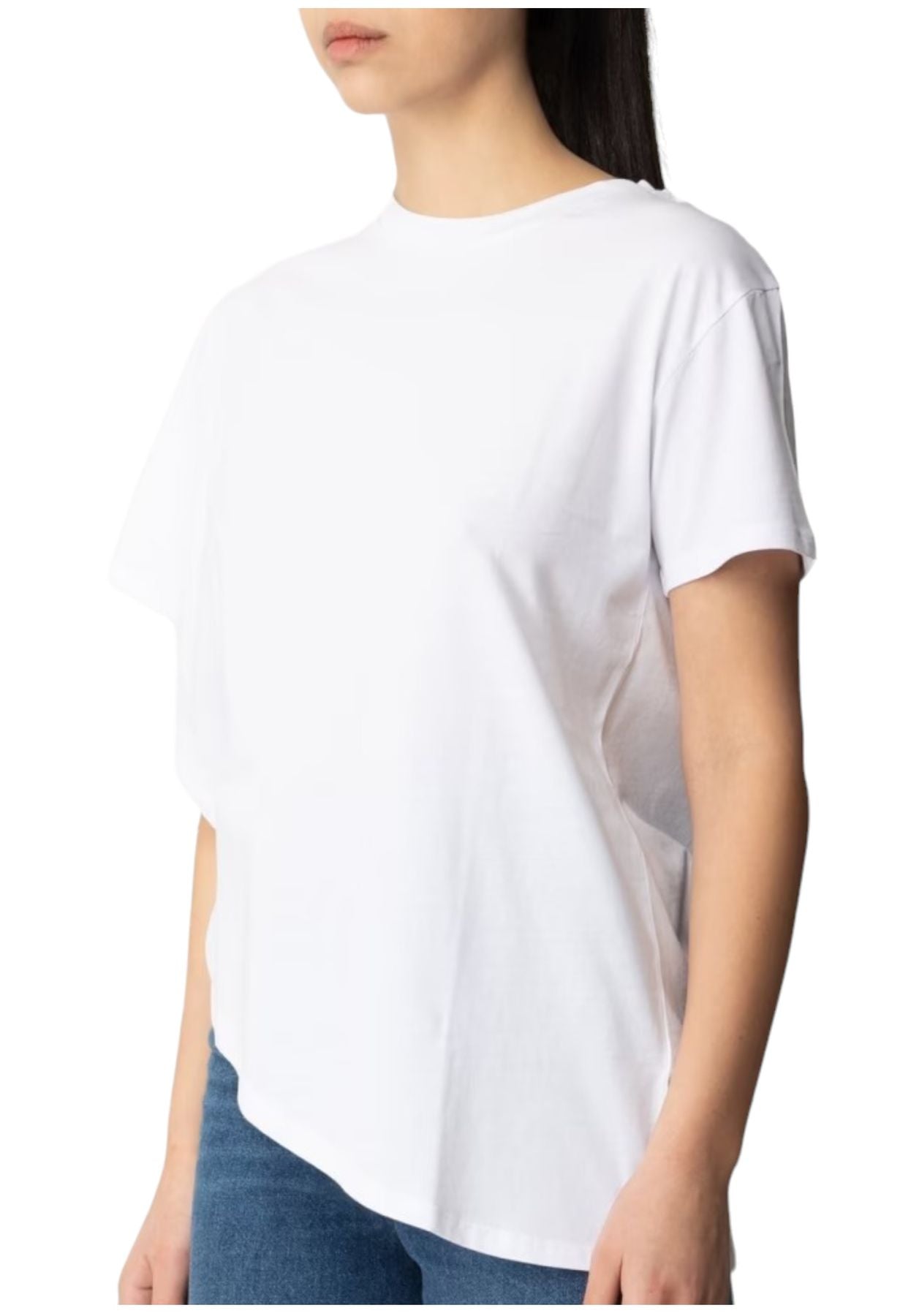 T-Shirt Manica Corta Donna Patrizia Pepe Asimmetrica  2M4376J111