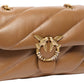 Borsa A Tracolla Donna Pinko Nappa trapuntata, nuova fibbia Love Birds, tracolla a catena, misure 27 x 9 x 19 cm Love Puff Classic New Buckle 107057A0F2