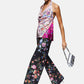 Top  Donna Liu Jo A Fiori In Raso Eco Line CA6208TS562