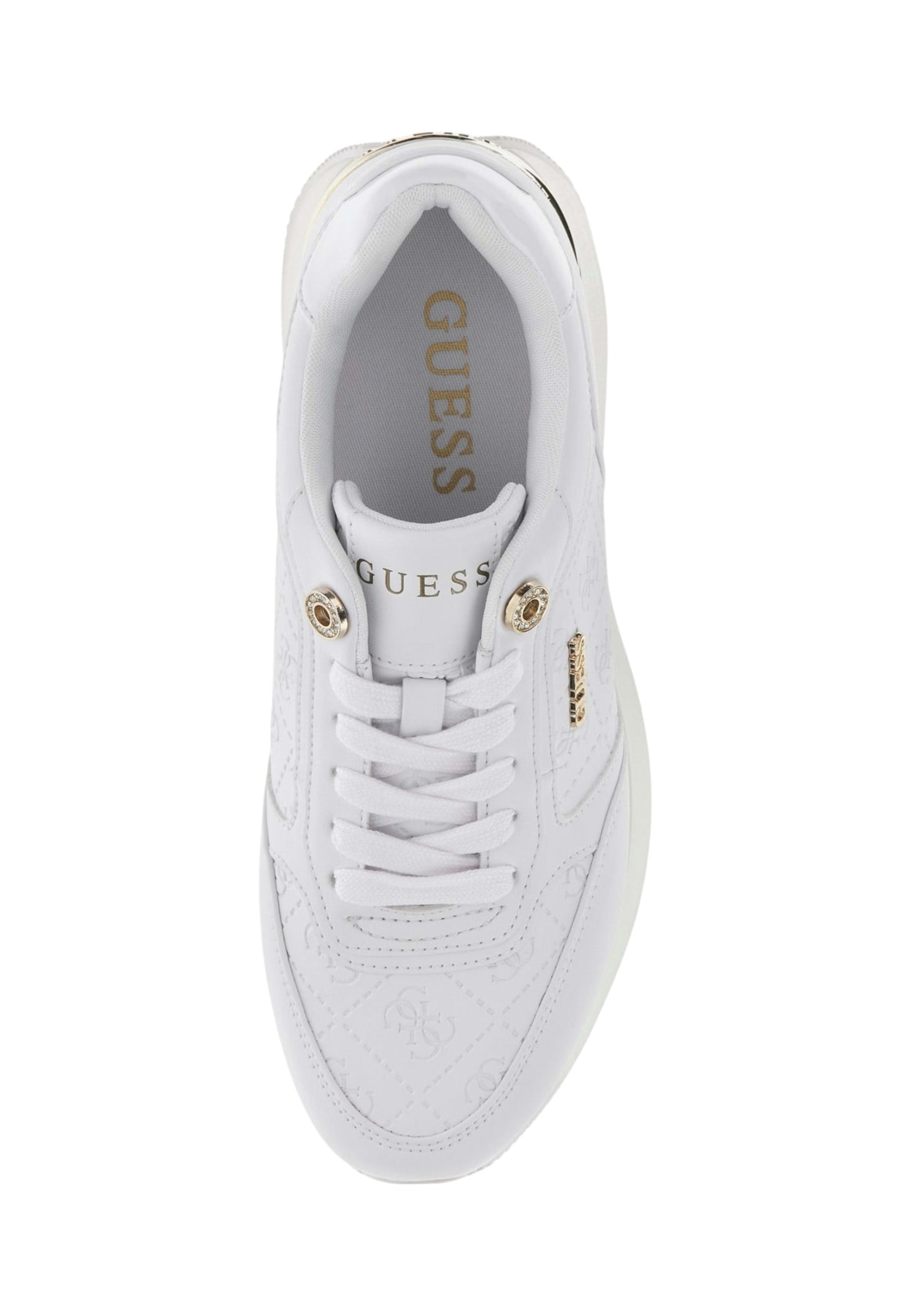 Sneakers Basse Donna Guess Con Suola Alta Camrio 10 FLPC10FAL12