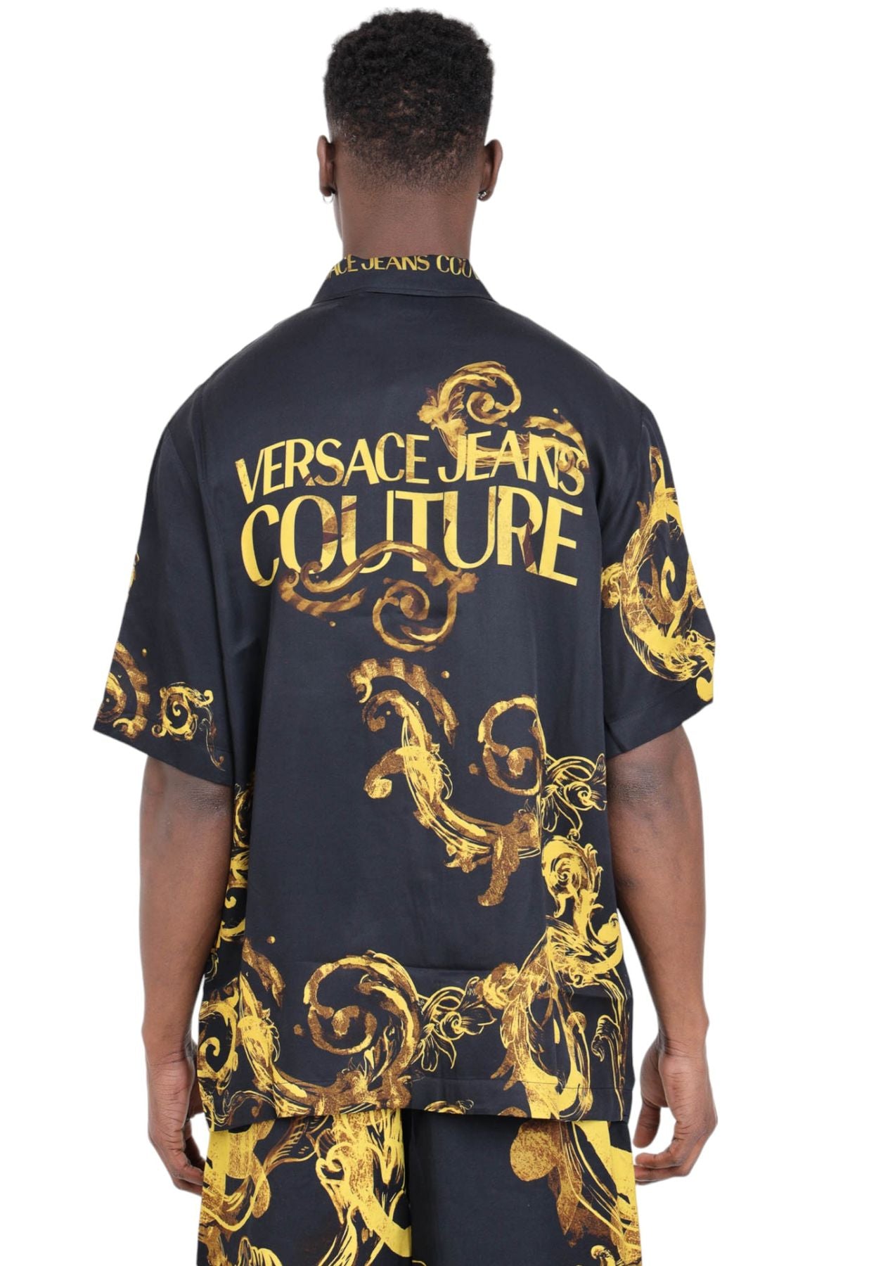 Camicia Manica Corta Uomo Versace Jeans Couture   76GAL2BWNS412