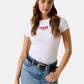 T-Shirt Manica Corta Donna Guess Slim Gj Rib Emb W4YI64KA0H1