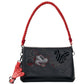 Borsa A Tracolla Donna Desigual Medio, Effetto pelle, Motivo Mickey Mouse, Con patta Mickey Face Venecia 4.0 26WAXP98