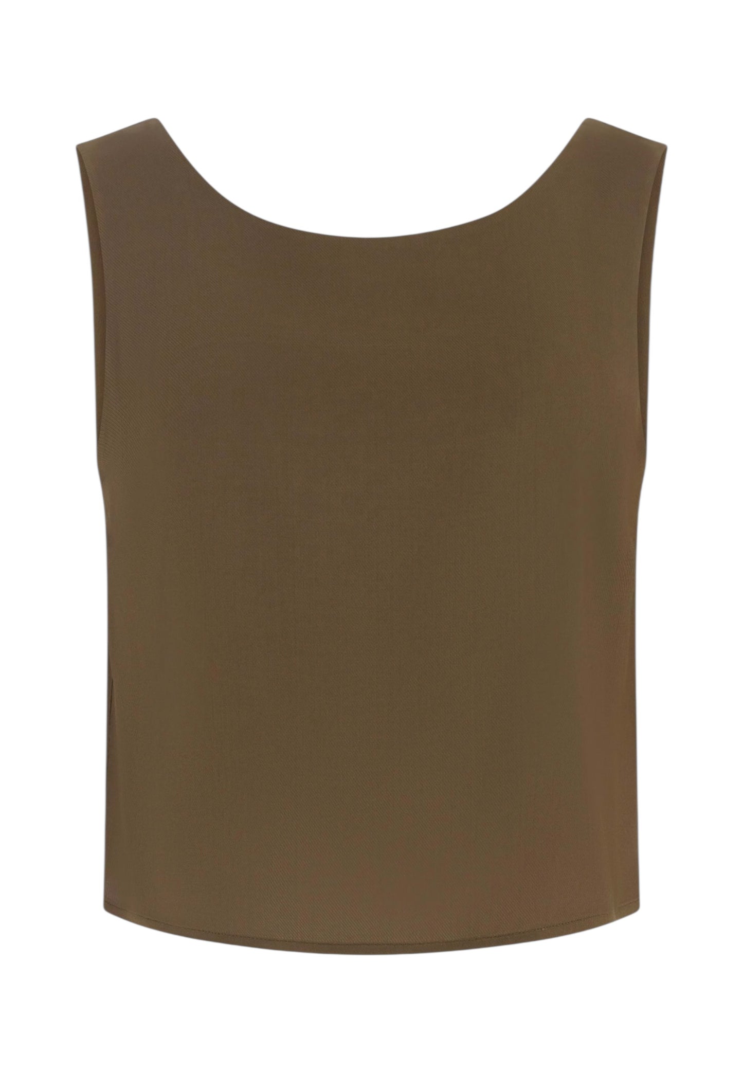 Top  Donna Guess  Zoe Leaf Knot Crop E6GH05WP232
