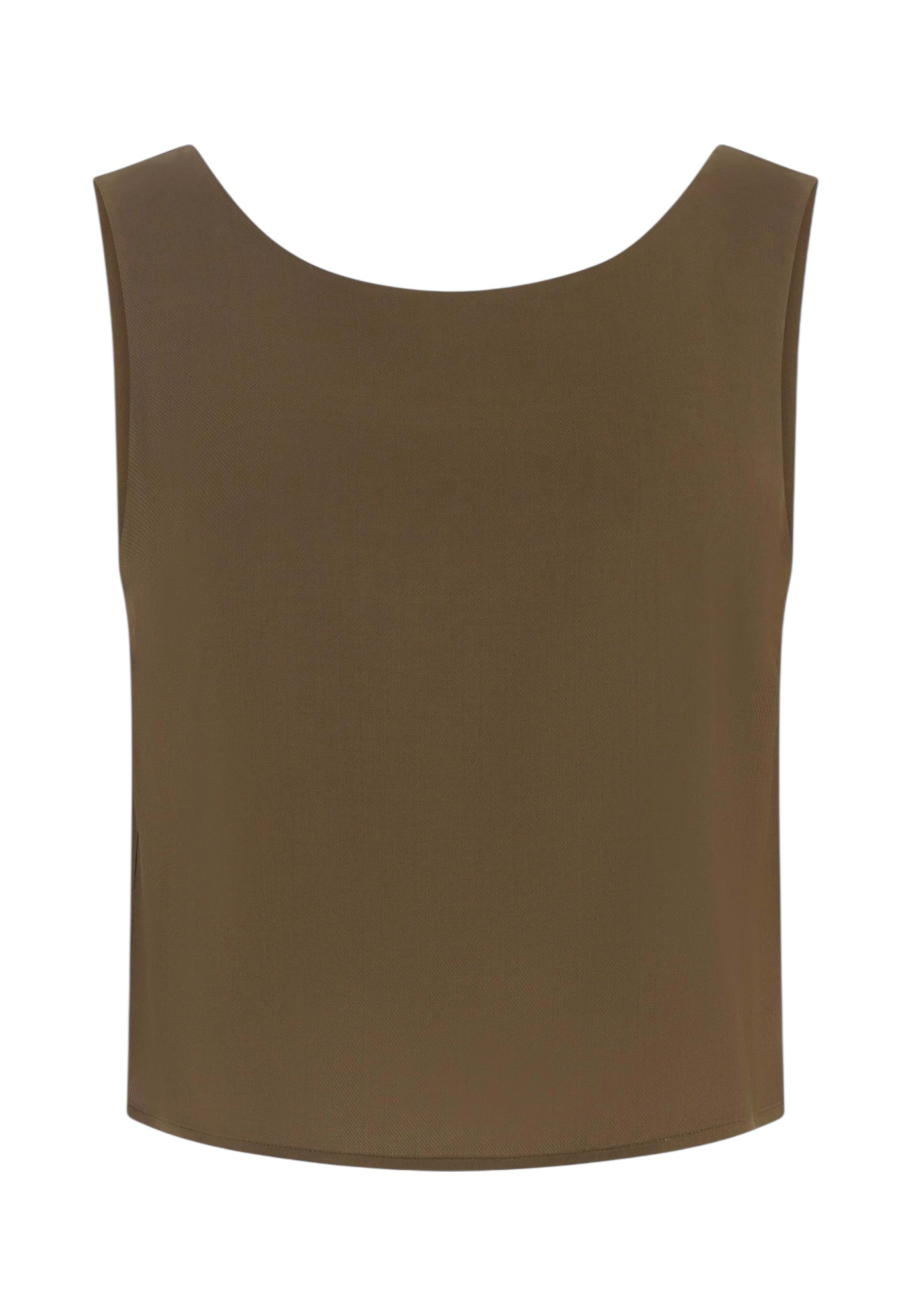 Top  Donna Guess  Zoe Leaf Knot Crop E6GH05WP232
