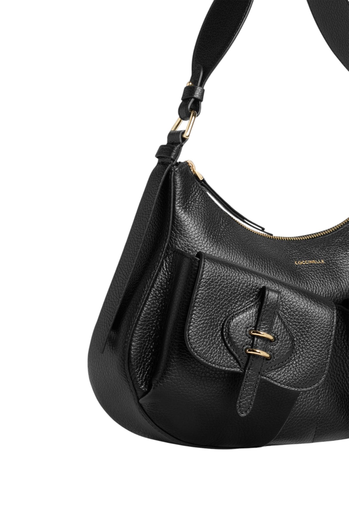 Borsa A Spalla Donna Coccinelle Pelle con grana, Con tasca Mavery Pocket E1VGK120101