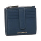 Portacarte Con Zip Donna Coccinelle In Pelle Martellata Metallic Soft Medium E2MW511F701