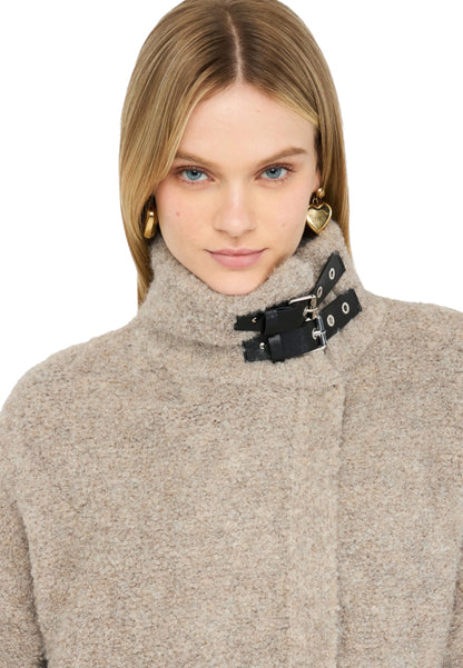 Cappotto  Donna Liu Jo In Maglia Boucle'  MF5441MA50P