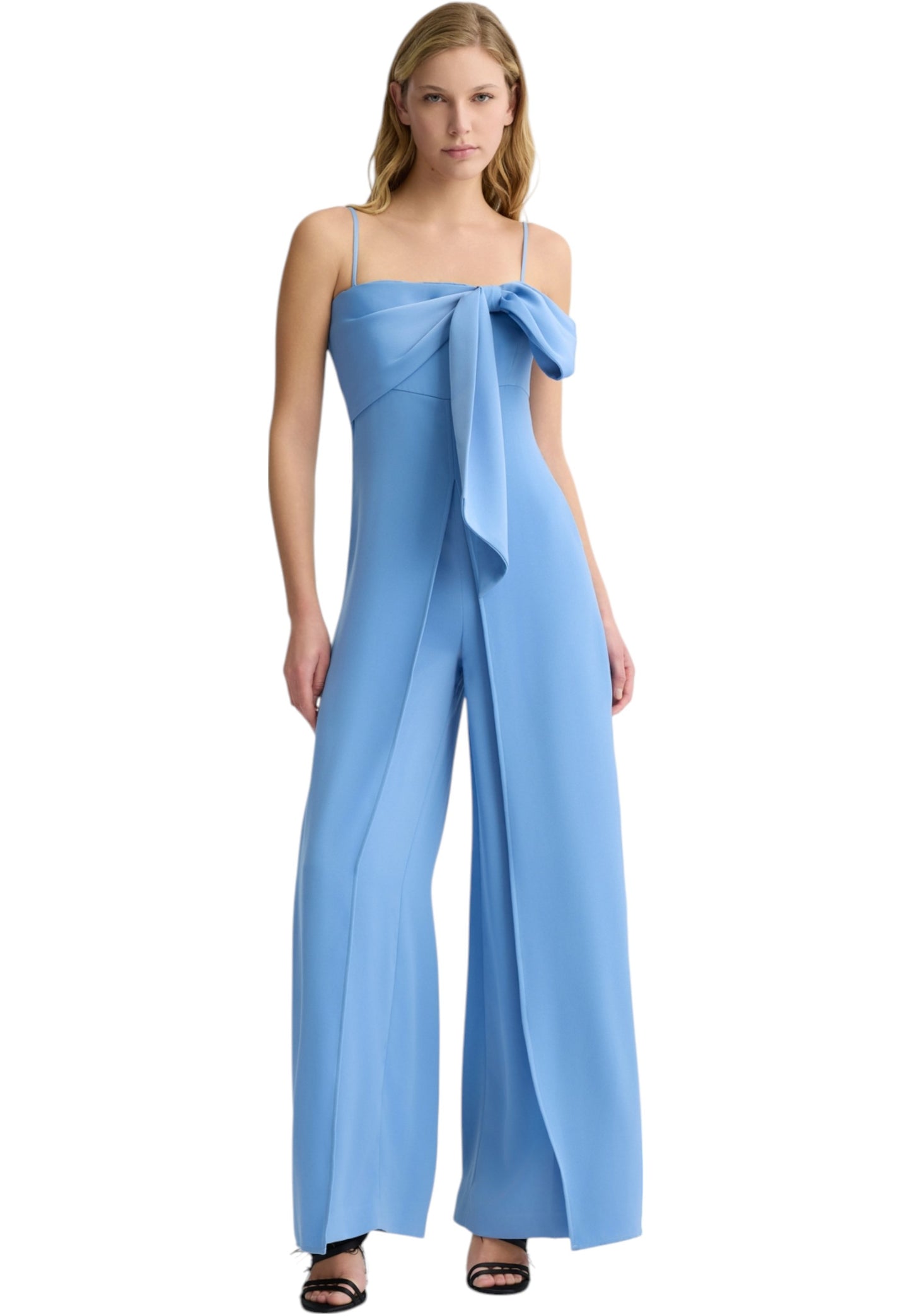 Tuta Jumpsuit Senza Maniche Donna Liu Jo Elegante Con Fiocco