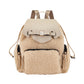 Zaino  Donna Save My Bag Zaino compatto, Manico superiore, Spallacci regolabili, Chiusura con coulisse, Tasca frontale con zip, Fiocco frontale con logo Save My Bag in metallo, Texture effetto teddy, Dimensioni: 23 x 15 x 30 Cm Taylor S62-TAYLOR-U-FUL