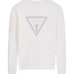 Maglione A Girocollo Donna Guess Logo triangolo Katie W6YR28Z0976