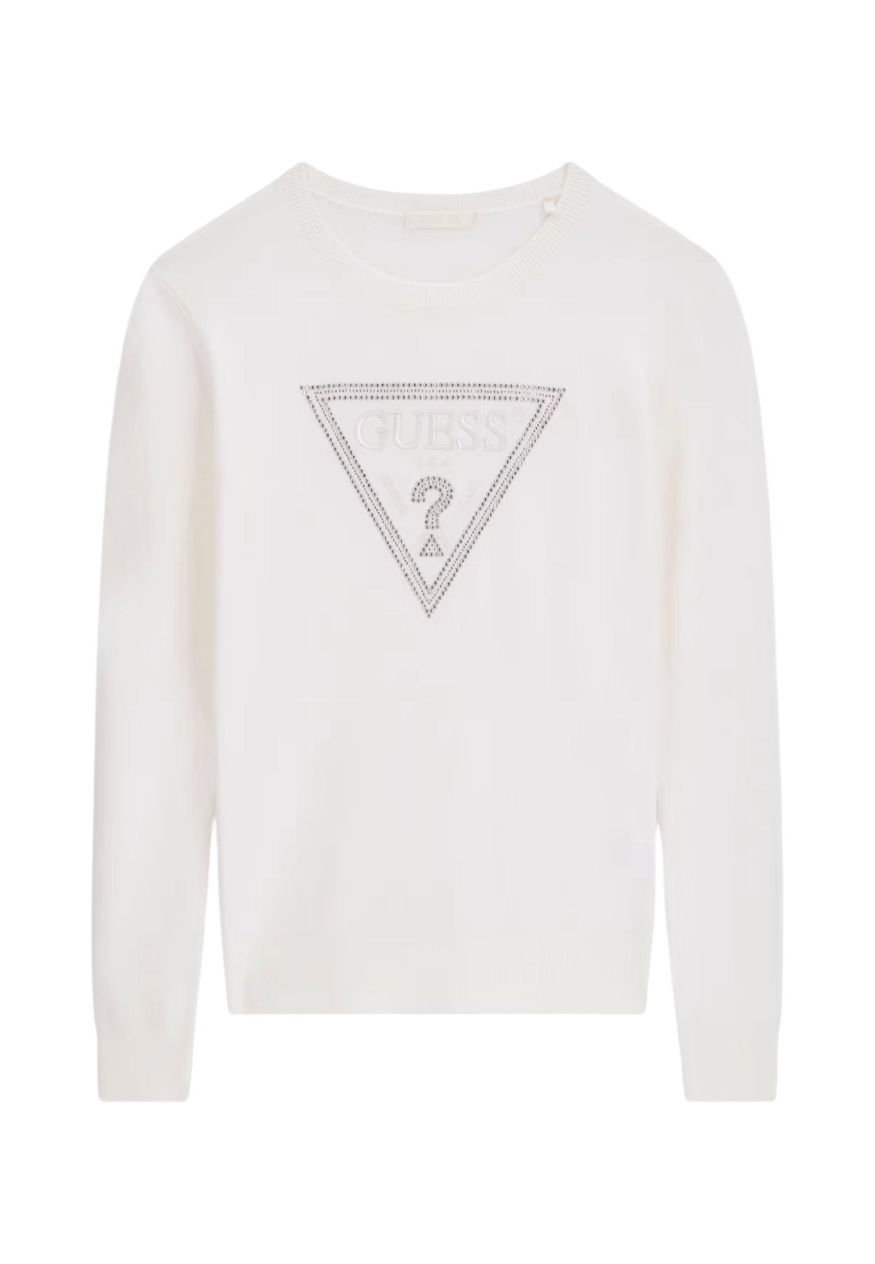 Maglione A Girocollo Donna Guess Logo triangolo Katie W6YR28Z0976