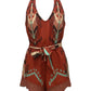 Tuta Jumpsuit Senza Maniche Donna F**K Corta  F22-0176