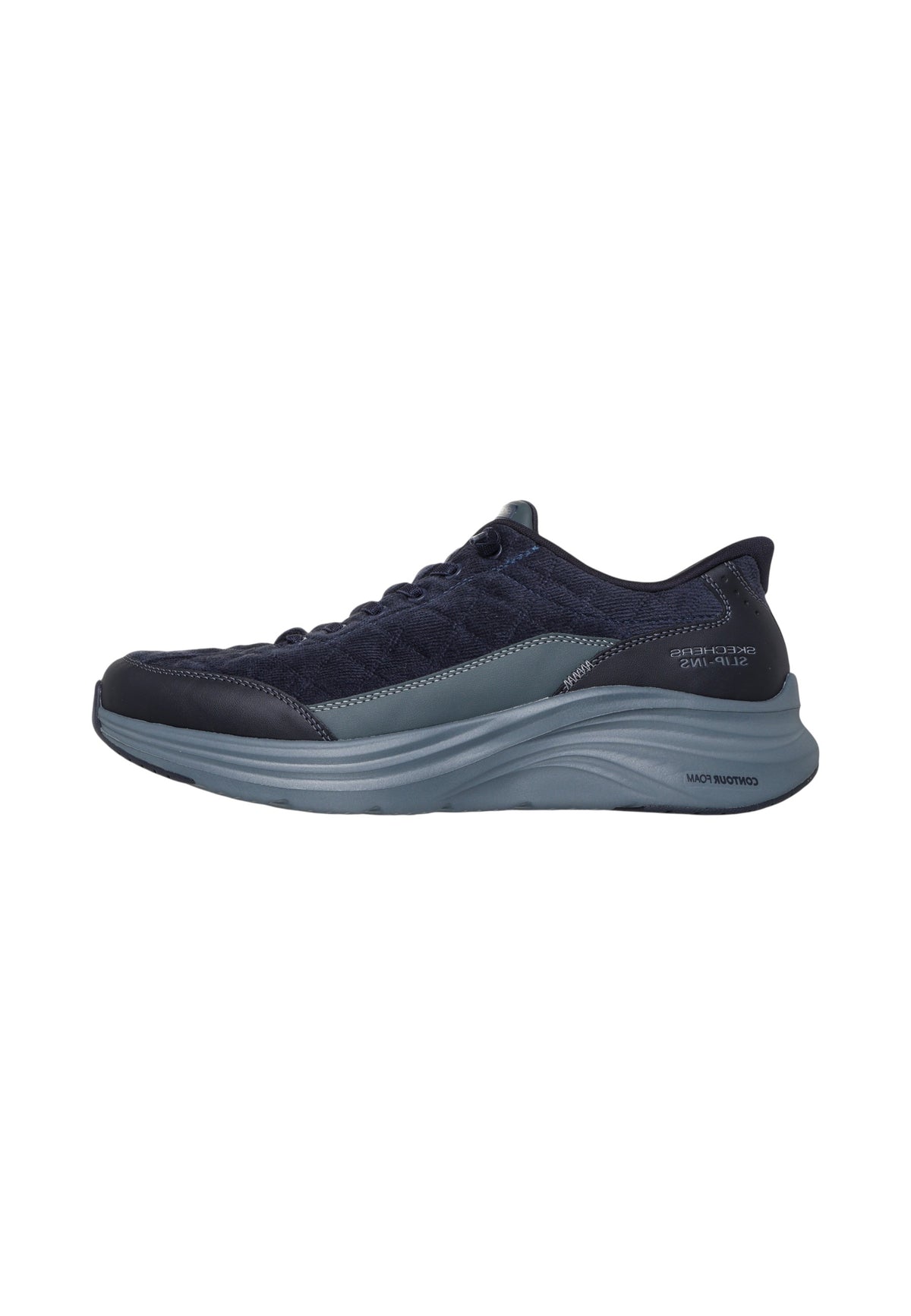 Sneakers Basse Uomo Skechers Hands Free Slip-ins, Heel Pillow, Cozy Fit, Contour Foam, Air-Cooled Memory Foam, Velluto a coste trapuntato, Lacci elasticizzati No Tie Fit, Lavabile in lavatrice Contour Foam-Cordelux 232618