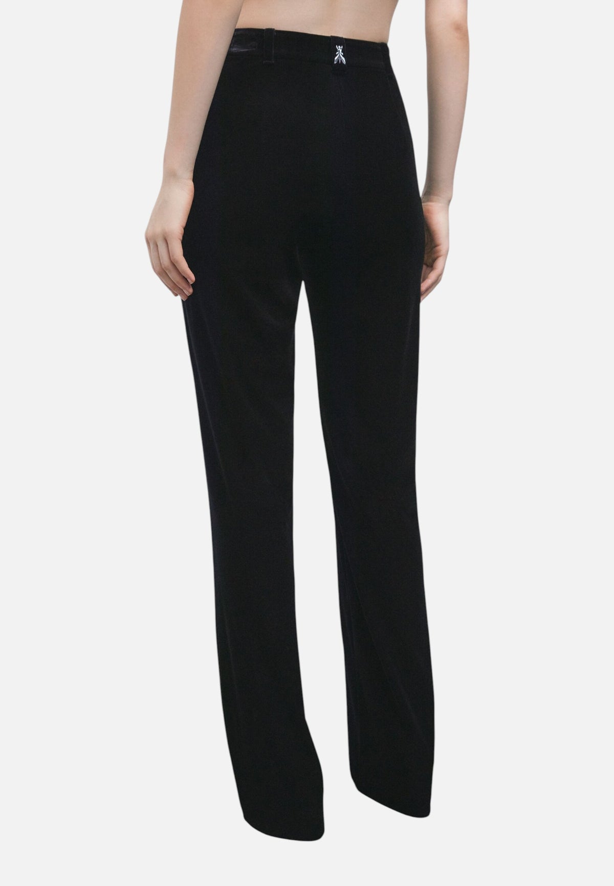 Pantaloni Flare Fit Donna Patrizia Pepe Velluto stretch, Linea sartoriale, Tessuto elasticizzato, Coordinabile con il blazer della stessa linea, Fodera in poliestere, Made in Italy  2P0050J0085