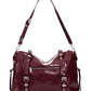 Borsa A Spalla Donna Desigual  Bag Half Logo Lanuza Granate 26WAXP55