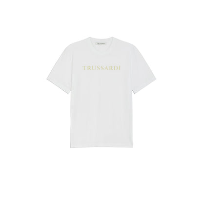 T-Shirt Manica Corta Uomo Trussardi  Lettering Print Cotton Jersey 30/1 52T00724-1T005381