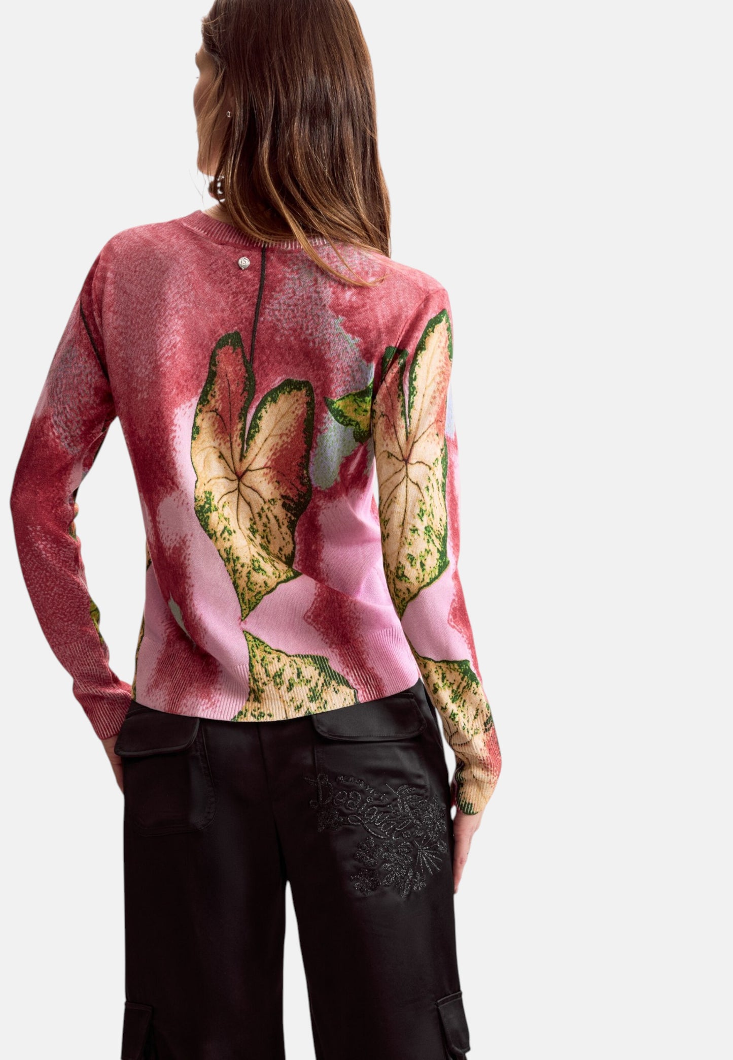 Maglione  Donna Desigual  Jers Leaf Lacroix 26SWJF45