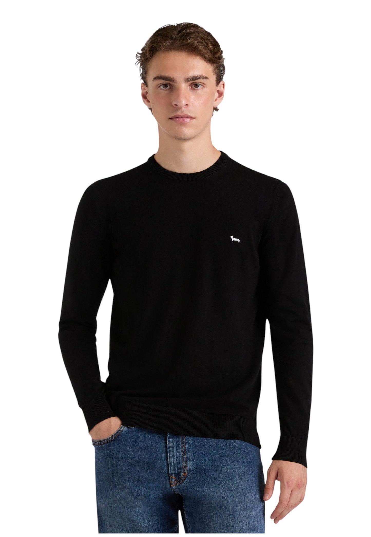 Maglione A Girocollo Uomo Harmont & Blaine Basic In Merino  HRP001030478