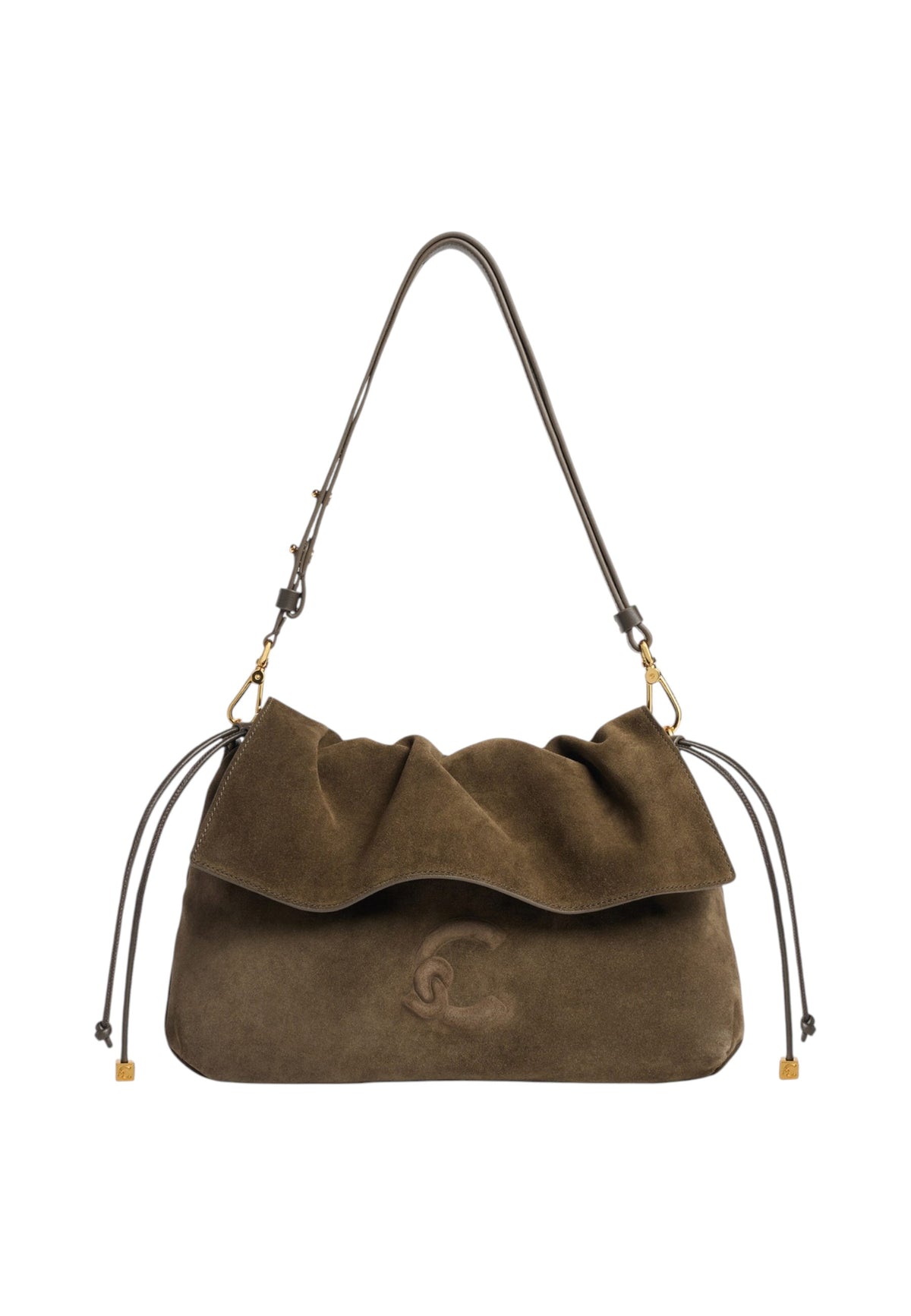 Borsa A Spalla Donna Coccinelle In camoscio, Pelle liscia, Bimateriale Lidia Suede Bimaterial E1V9G130401