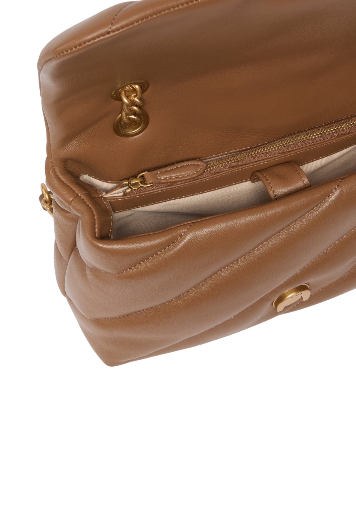 Borsa A Tracolla Donna Pinko Nappa trapuntata, nuova fibbia Love Birds, tracolla a catena, misure 27 x 9 x 19 cm Love Puff Classic New Buckle 107057A0F2